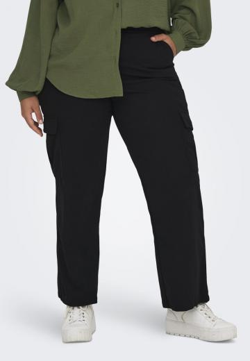 Брюки с накладными карманами