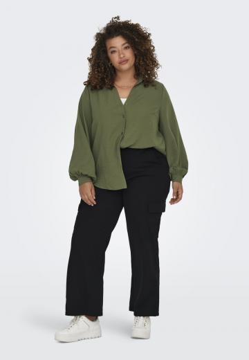 Брюки с накладными карманами