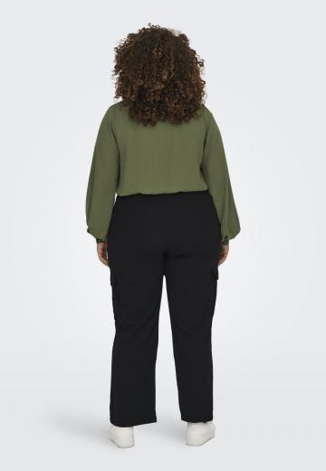 Брюки с накладными карманами