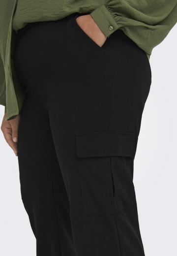 Брюки с накладными карманами