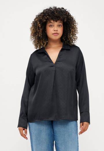 Атласная блузка