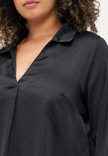 Атласная блузка