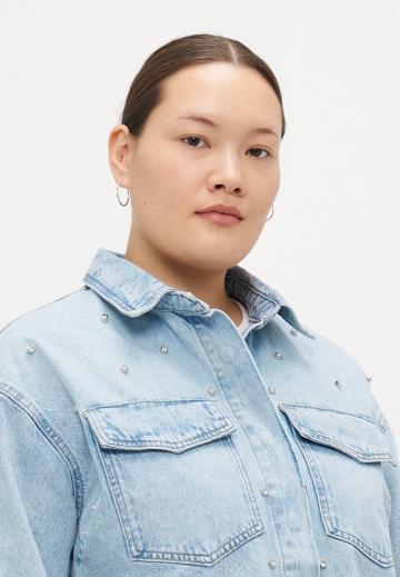 Джинсовая блузка