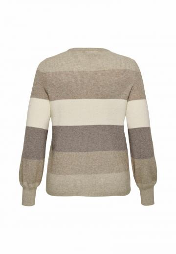 Пуловер в полоску