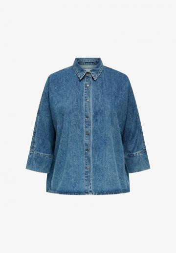 Джинсовая блузка