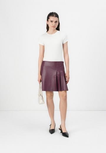 Кожаная юбка