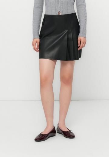 Кожаная юбка