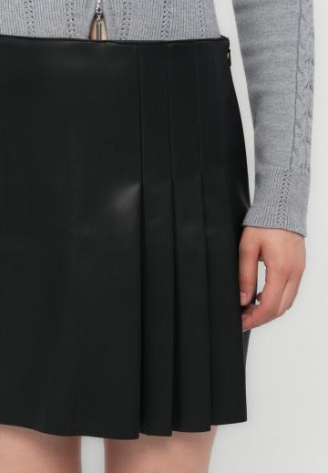 Кожаная юбка