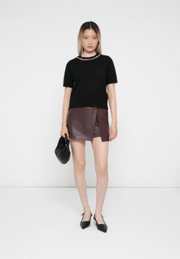 Кожаная юбка