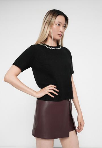 Кожаная юбка