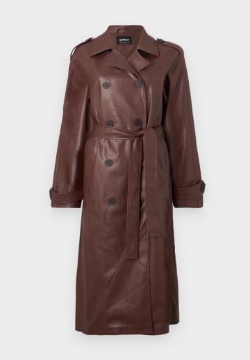 Пальто из искусственной кожи