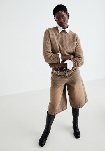 Длинный пуловер