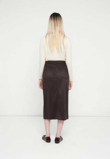 Кожаная юбка
