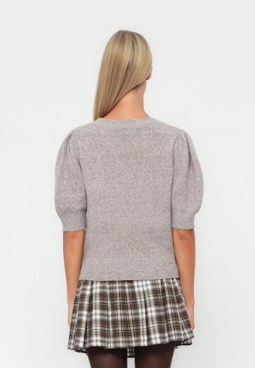 Пуловер с коротким рукавом