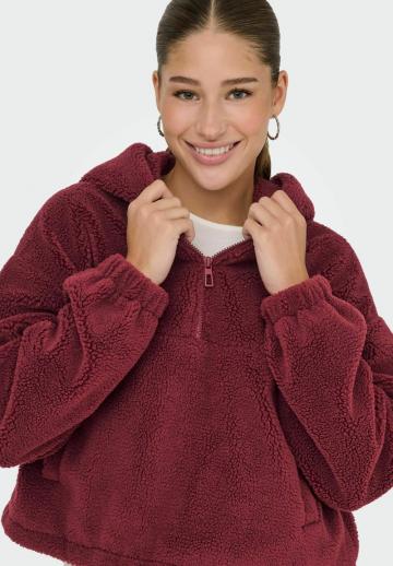 Пуловер с капюшоном