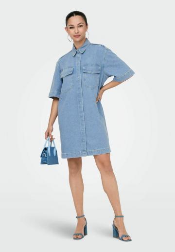Джинсовое платье