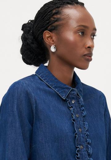 Джинсовая блузка