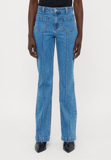 Клешеные джинсы