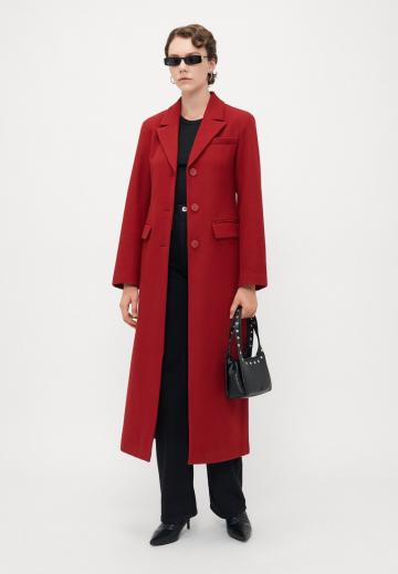 Шерстяное пальто