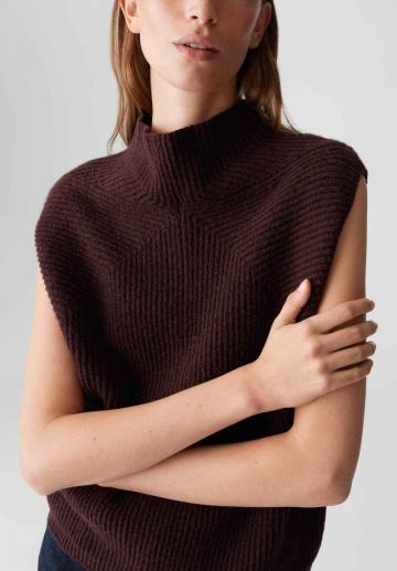 Пуловер без рукавов