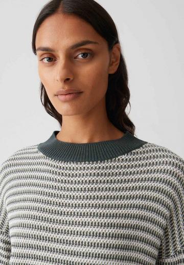 Пуловер с рукавом три четверти