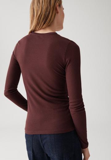 Пуловер с рукавом три четверти