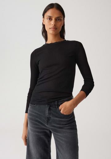 Пуловер с рукавом три четверти