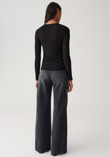 Пуловер с рукавом три четверти