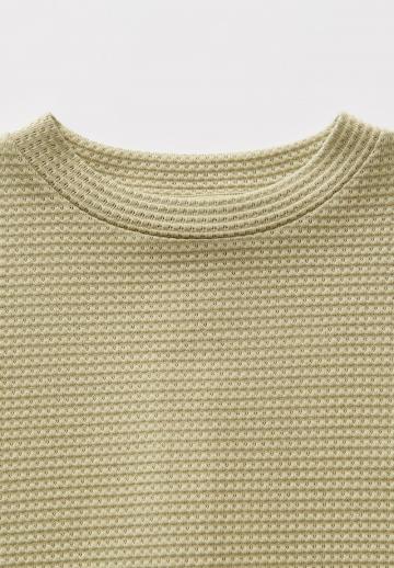 Пуловер с рукавом три четверти