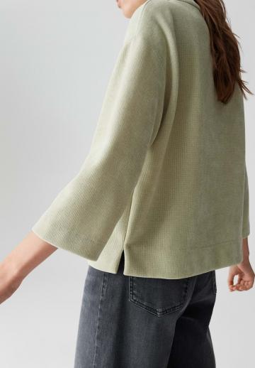 Пуловер с рукавом три четверти