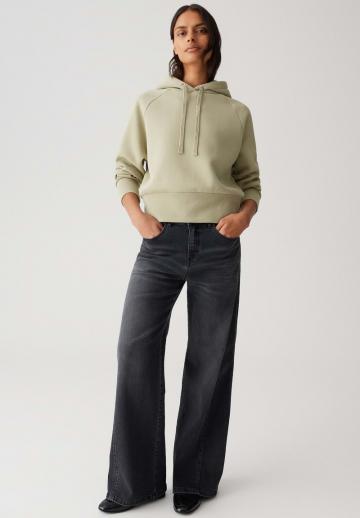 Пуловер с капюшоном