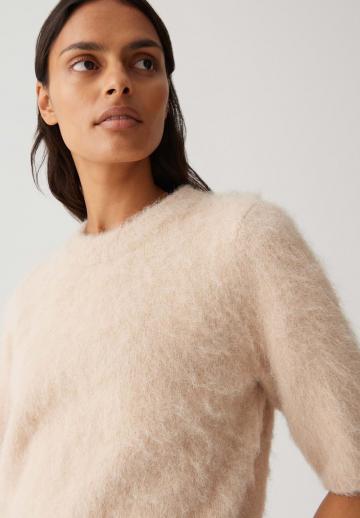 Пуловер с коротким рукавом