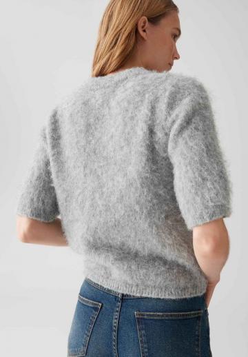 Пуловер с коротким рукавом