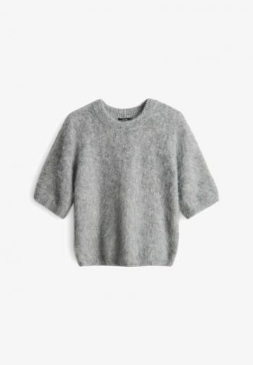 Пуловер с коротким рукавом