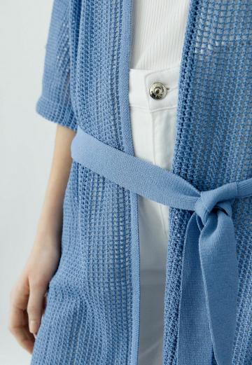 Длинный жилет