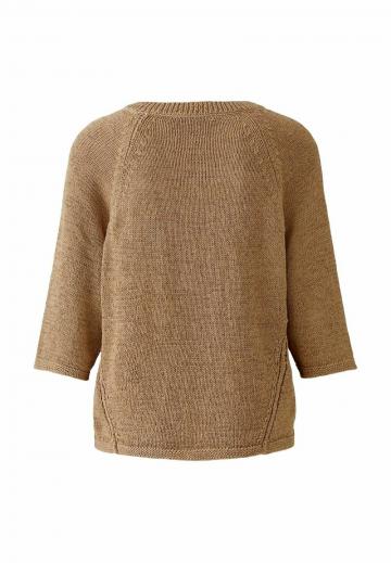 Пуловер с вырезом V