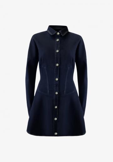 Джинсовое платье