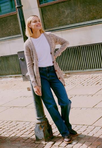 Длинный кардиган