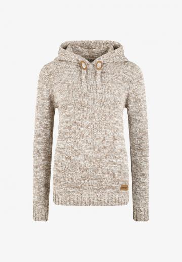 Пуловер с капюшоном
