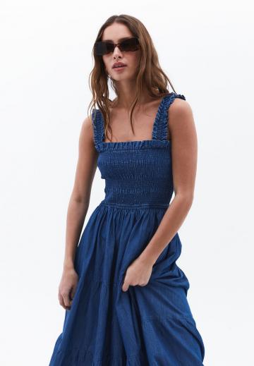 Джинсовое платье