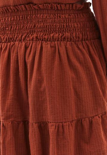 Юбка с воланами