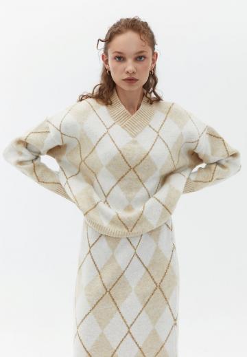 Длинный пуловер