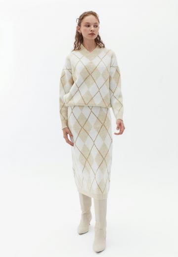 Длинный пуловер