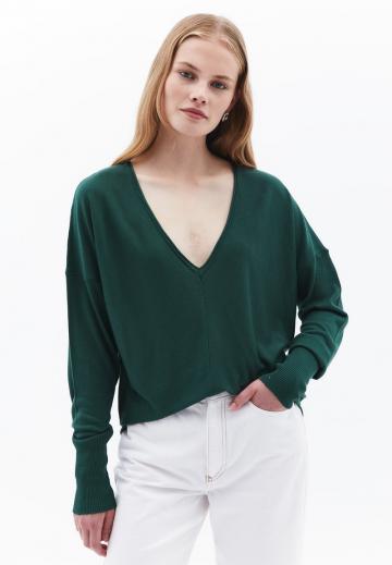 Длинный пуловер