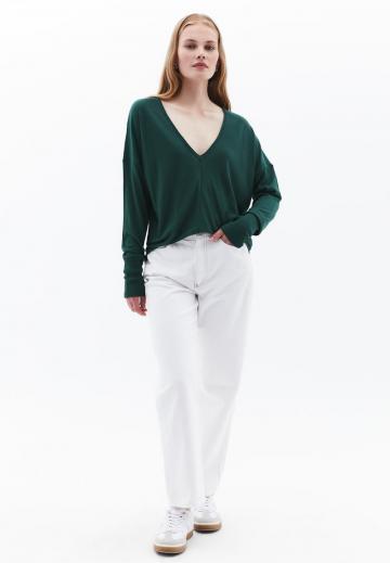 Длинный пуловер