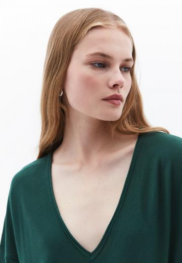 Длинный пуловер