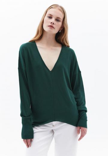 Длинный пуловер