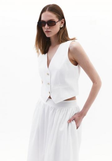 Джинсовая жилетка