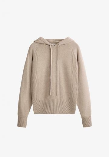 Пуловер с капюшоном