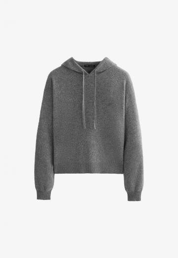 Пуловер с капюшоном